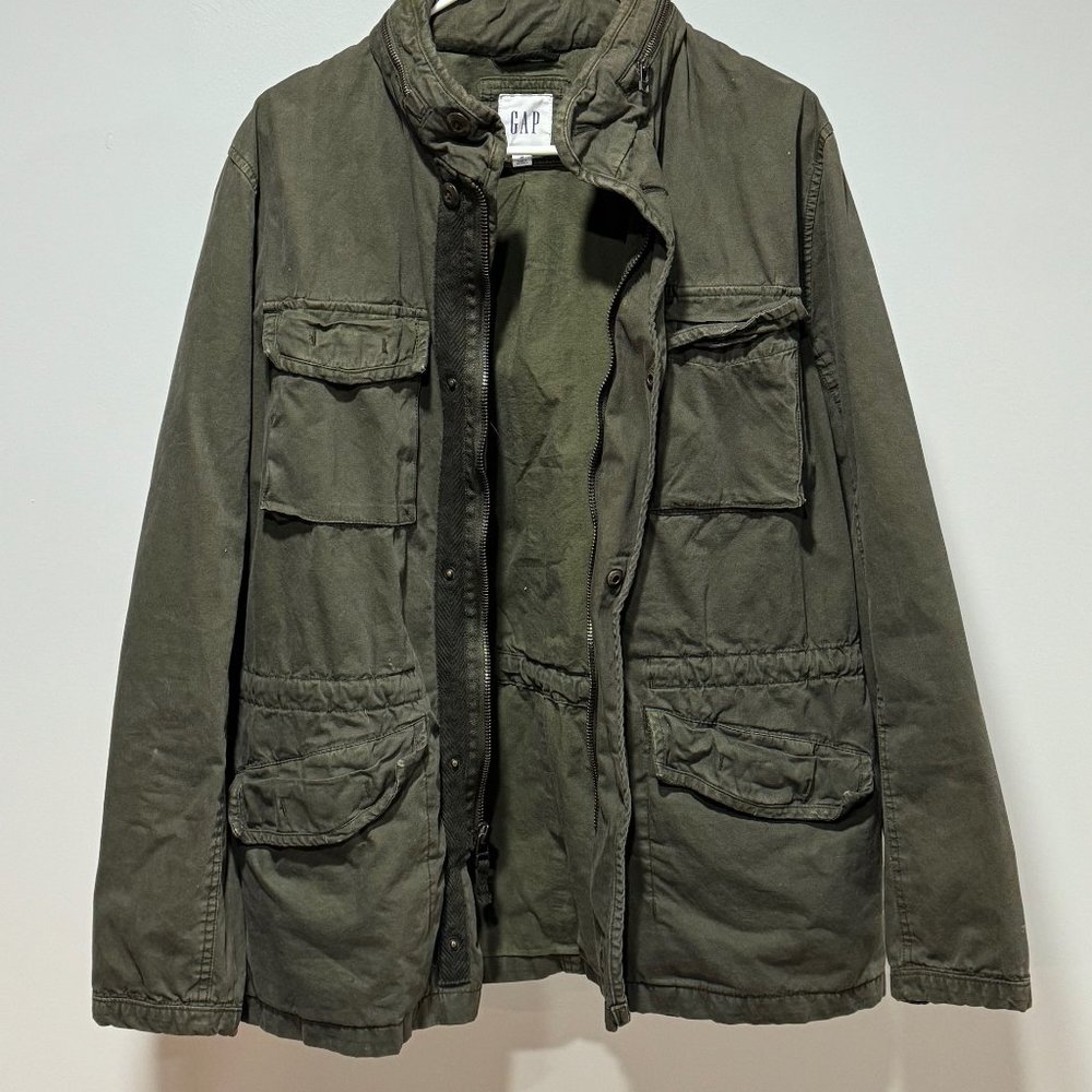Men's GAP Military Utility Field Jacket - Size Medium - Like-New
